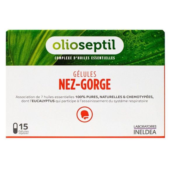 Olioseptil Nez Gorge Gelules 15 gélules