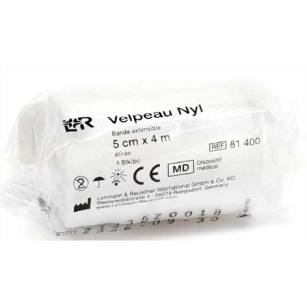 Bande Velpeaunyl Extensible 5cmx4m X1