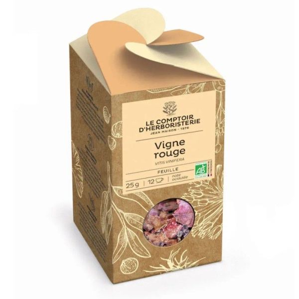 Vigne Rouge - Vitis vinifera - Feuilles 25g