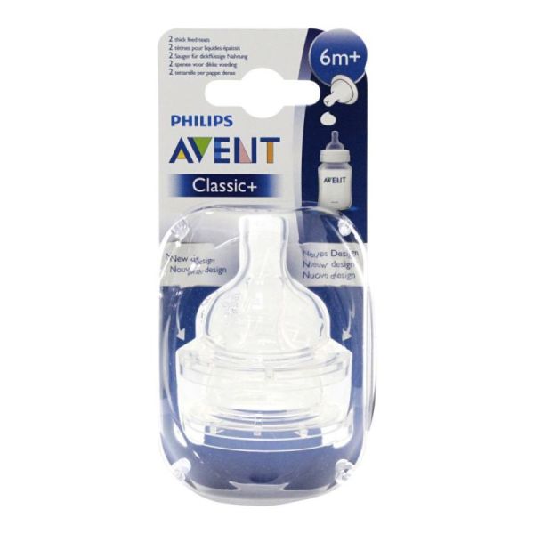 Avent Tetine Liquide Epais 6m+