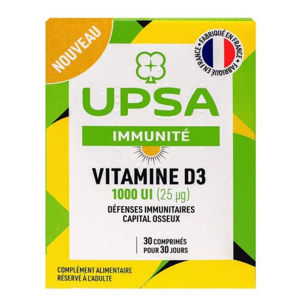 Vitamine D3 1000ui Upsa Cpr 30