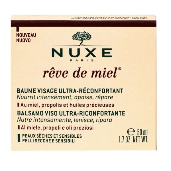 Nuxe Rêve Miel Baume Réconfortant visage 50ml