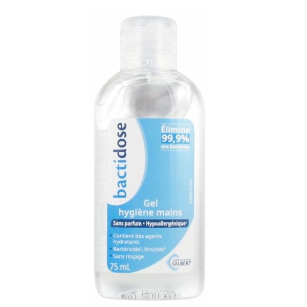 Bactidose Gel Hydroalcoolique Sans Parfum 75ml