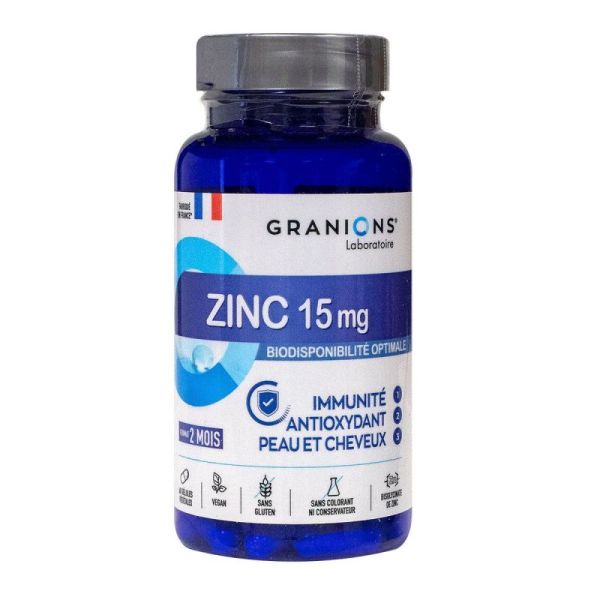 Granions Zinc 15mg Comprimés 60