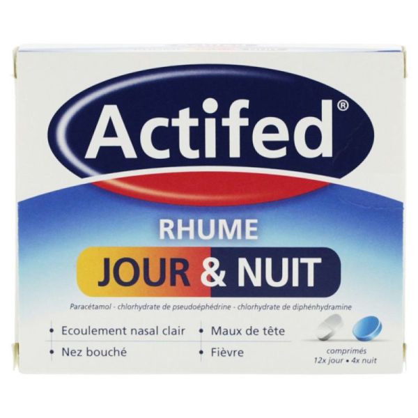 Actifed Jour & Nuit Cpr B/16