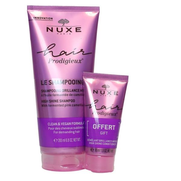 Nuxe Hair Prodig Shamp 200ml + démêlant brillance