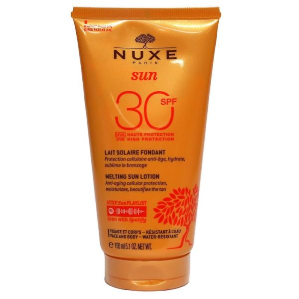 Nuxe sun Lait délicieux visage et corps SPF 30