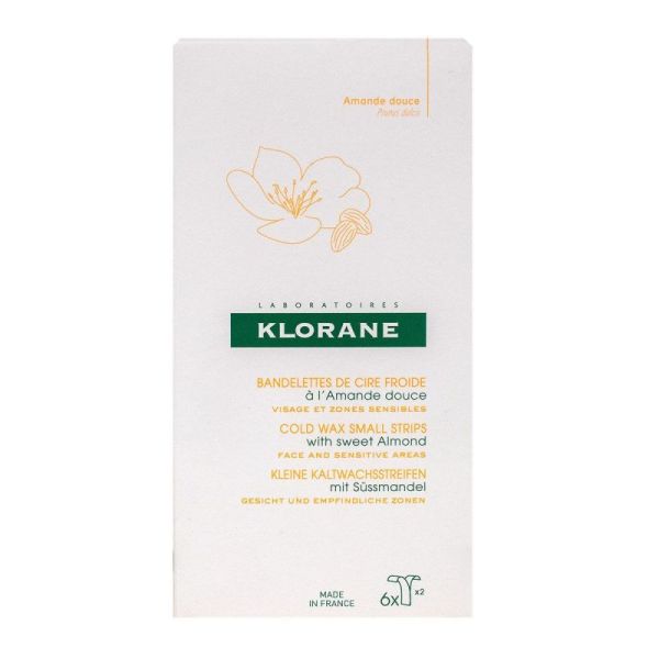 Klorane Cire Visage Amand Douce 6 bandes