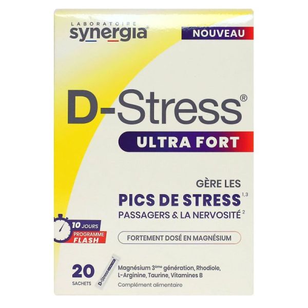 Synergia D-stress Ultra Fort 20 Sachets