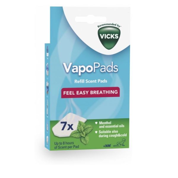 Vicks Vapopads Tablette Menthol 7 Recharges