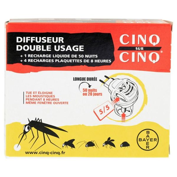 Cinq/cinq Ins Diffus Dble Usag