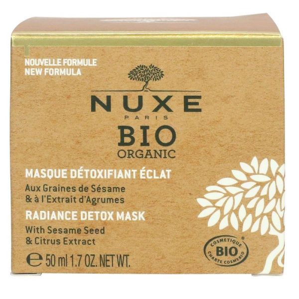 Nuxe Bio Masque Détoxifiant éclat 50ml