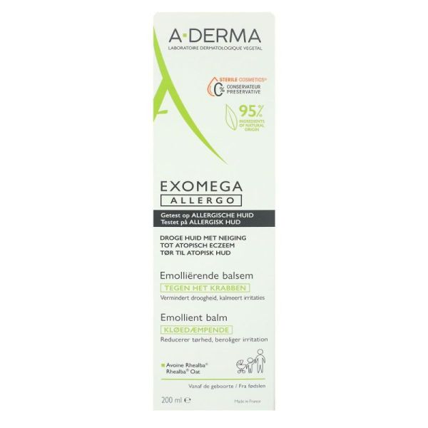 A-derma Exomega Allergo 200ml