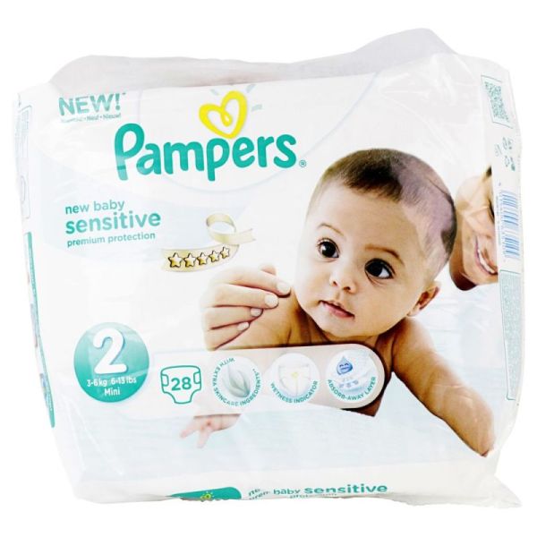 Couch Pampers New Sensitive  3-6kg