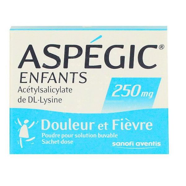 Aspegic 250mg Pdr Sbuv Enf 20s