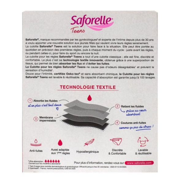 Saforelle Culotte Teen 14ans