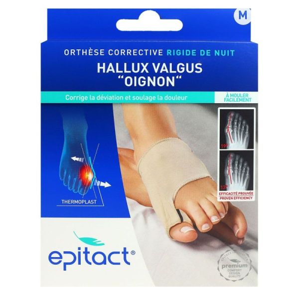 ORTHÈSE CORRECTIVE NUIT HALLUX VALGUS « OIGNON » M