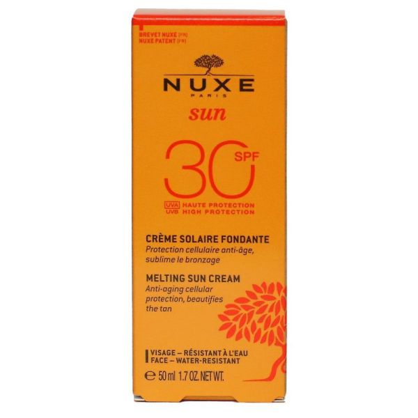 Nuxe Solaire Visage Spf30 Crème Délicieuse 50ml