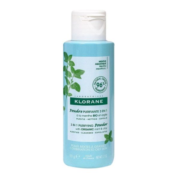 Klorane Poudre Purifiante Menthe Argile 50gr