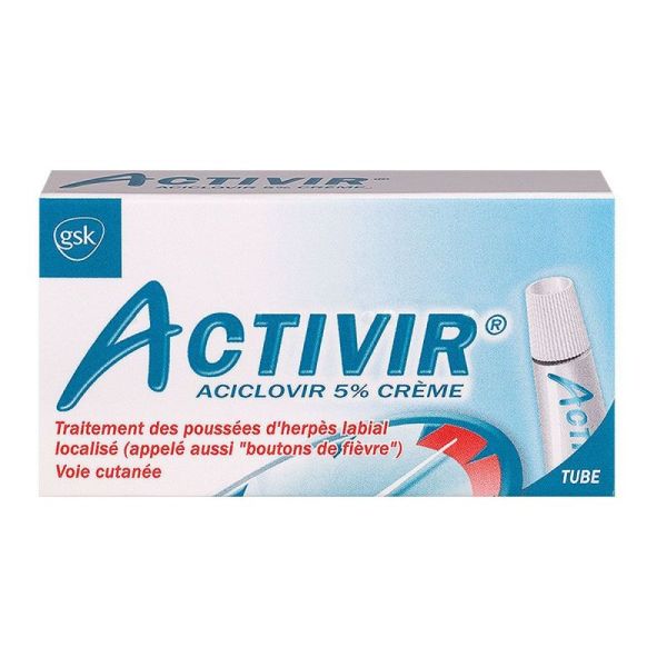 Activir 50mg/g Cr Labiale T/2g