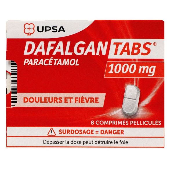 Dafalgantabs 1000mg Cpr 8