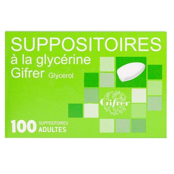 Suppositoire Glycérine Gifrer Adulte 100
