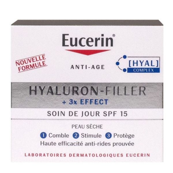 Eucerin Hyaluron-filler Fil + 3xeffect Jour spf15 50ml