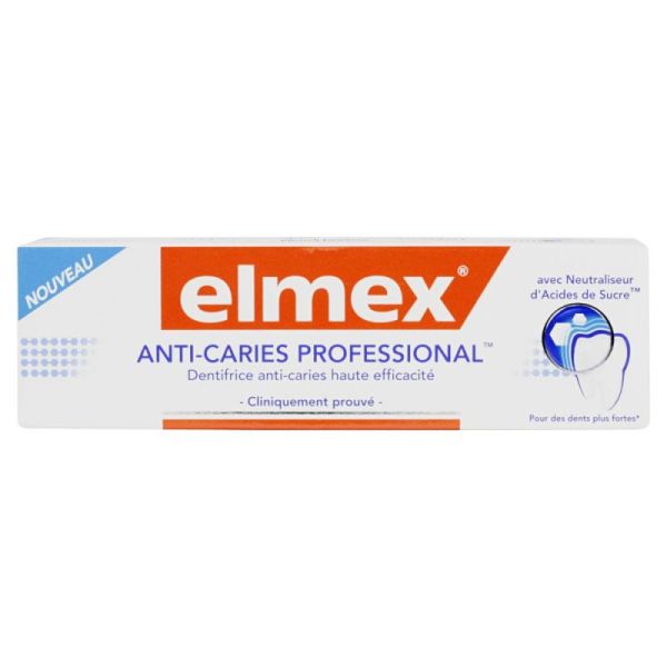Elmex Dentifrice Anti caries Professional 75ml