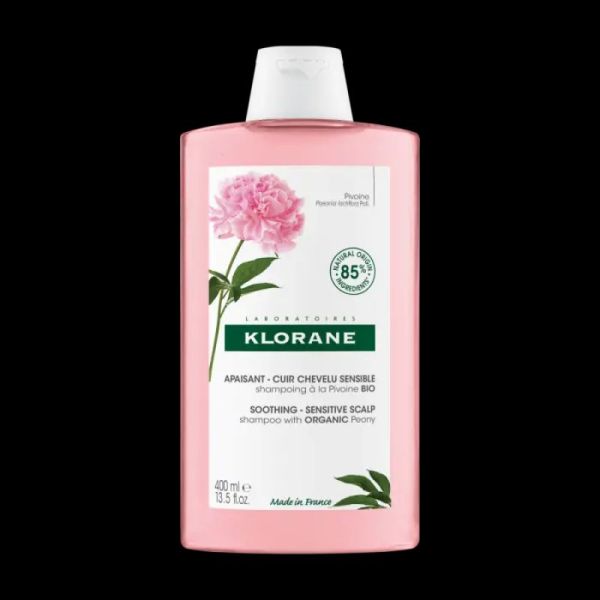 Klorane Shampoing à la  Pivoine sensible Bio 400ml