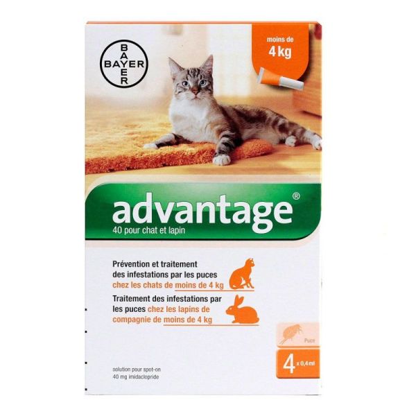 Advantage-40 Chat/lapin Pipet