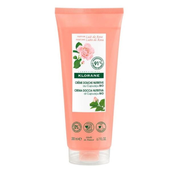 Klorane Crème de douche Lait de Rose 200ml