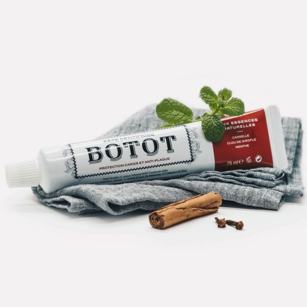 Botot Dentifrice protection caries et anti-plaque 75mL