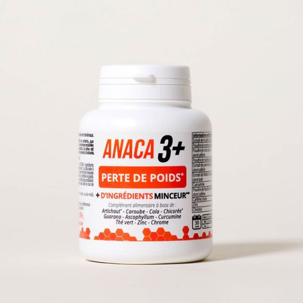 Anaca3 + Minceur 12 en1 - 120 Gélules : Programme minceur 30 jours