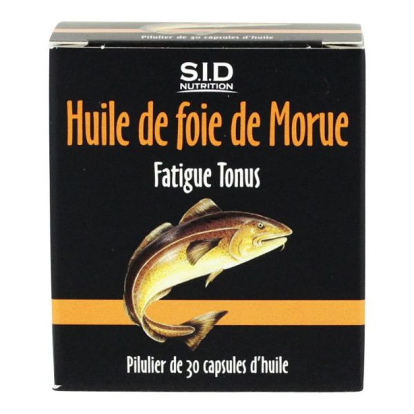 Huile De Foie Morue Sidn 30 Gélules