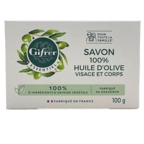 Gifrer savon Solide Huile Olive 100g