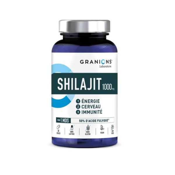 Granions Shilajit 1000mg 60 Gèlules