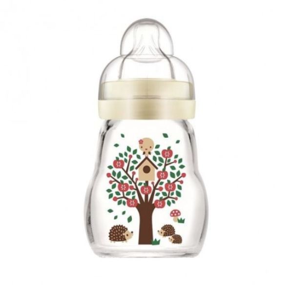 Bib Mam Verre 1 âge Débit 1 Blanc 170ml