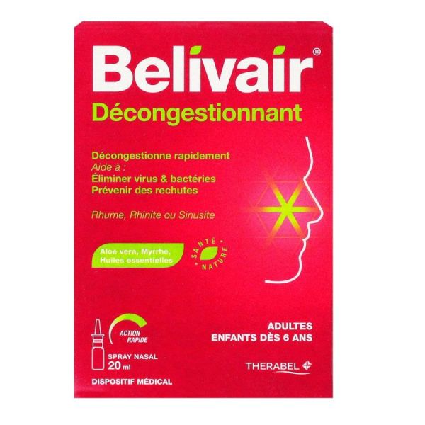Belivair Decongestionnant Spr