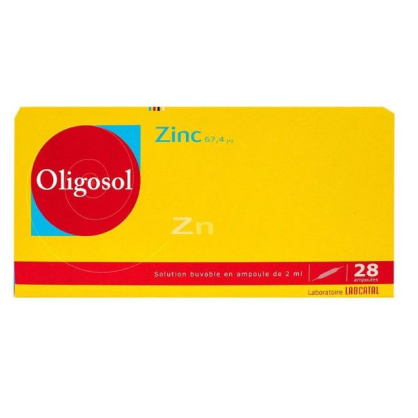 Oligosol Zinc 28 Ampoules 2ml