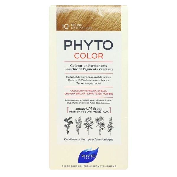 Phyto Coloration 10 Blond Extra Clair
