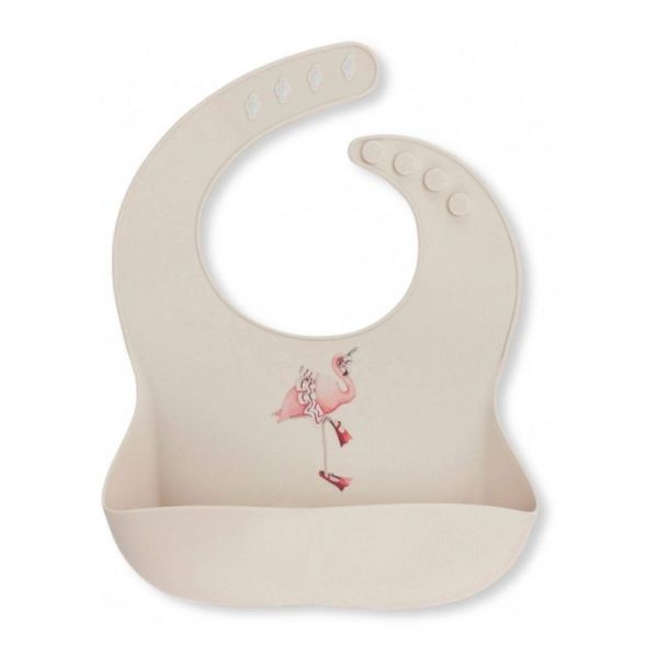 Bavoir Flamant Rose Konges