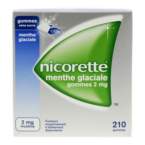 Nicorette 2mg Gom Ment Glac S/