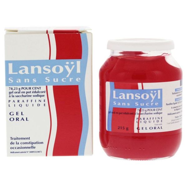Lansoyl Sans Sucre Gel Or Framboise 215g