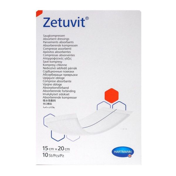 Zetuvit Pansement Absorbent Stérile 15x20cm