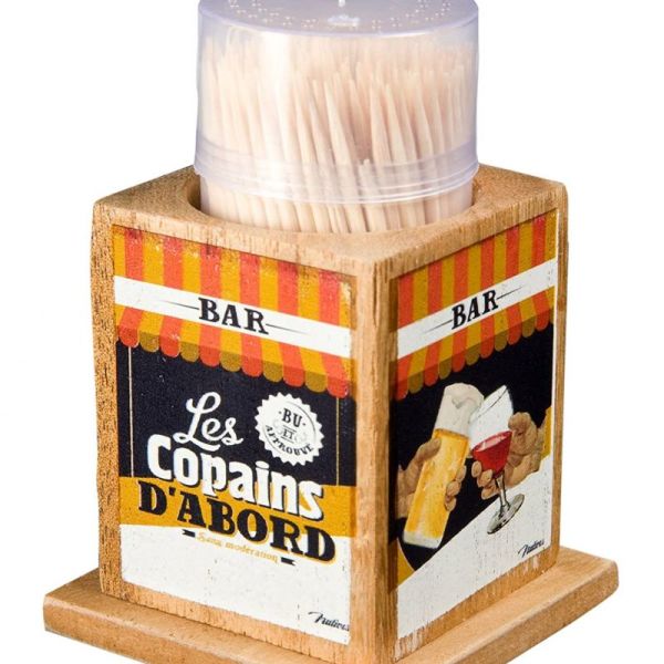 Boite Cure Dents "les Copains D'abord "