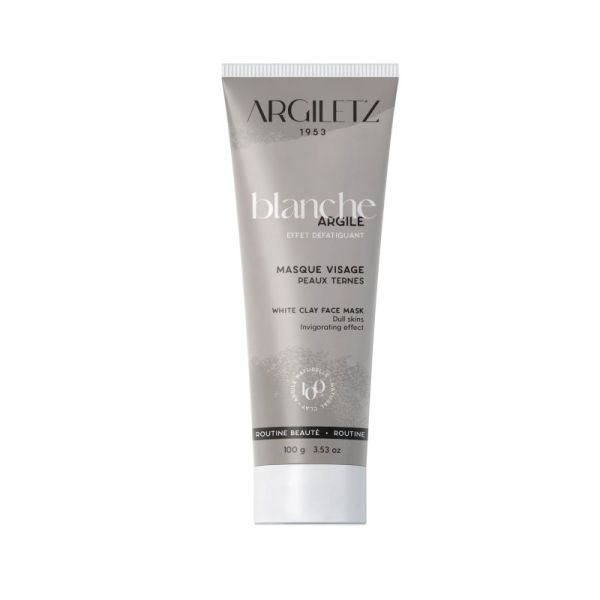 Argile Blanche Masque visage défatiguant Argiletz 100g