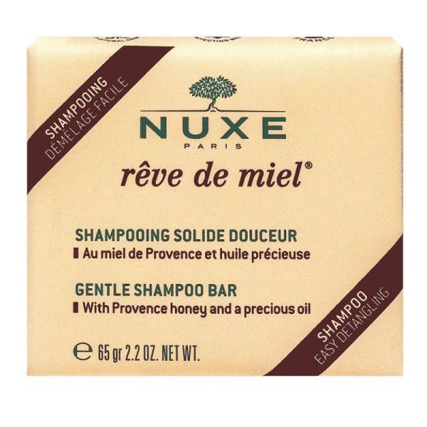 Nuxe Rêve Miel Shampooing Solide Douceur 65gr