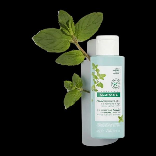 Klorane Poudre Purifiante Menthe Argile 50gr