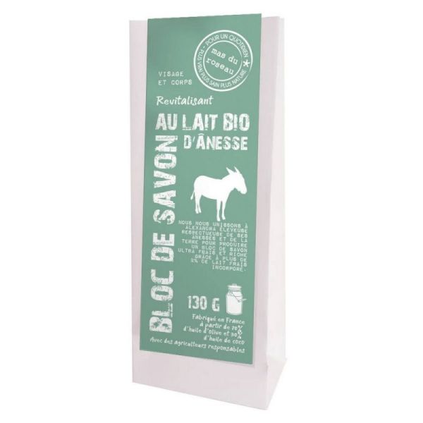 Bloc Savon Lait D'ânesse Mas Du Roseau 130gr