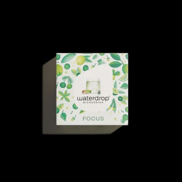 12 Waterdrop Microdrink Focus Citron Vert/Baobab/Acérola